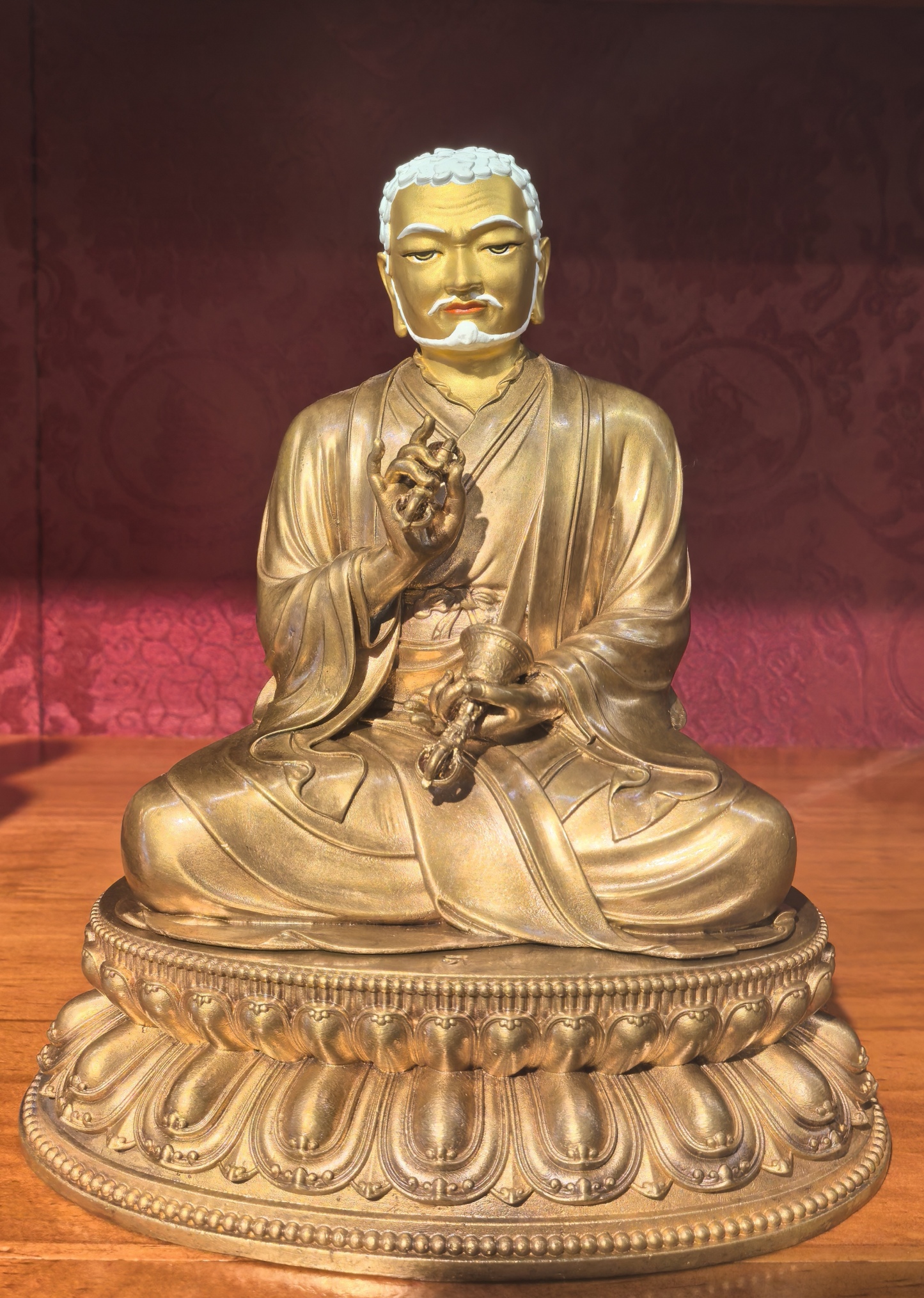 Sakya Five Founding Masters – 15cm Gilt Copper Statue 5-in-1 Set
