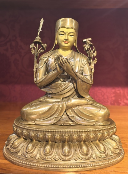 Sakya Five Founding Masters – 15cm Gilt Copper Statue 5-in-1 Set