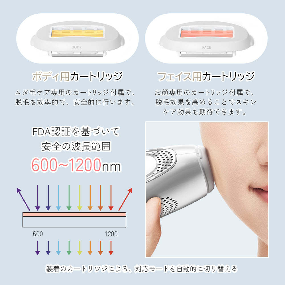 冷風式IPL脱毛器