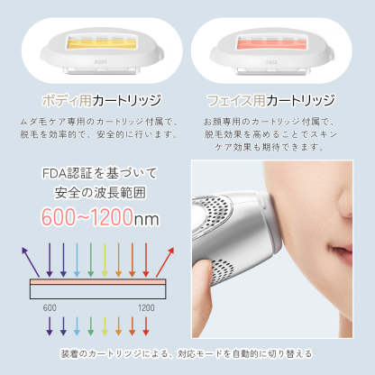 冷風式IPL脱毛器