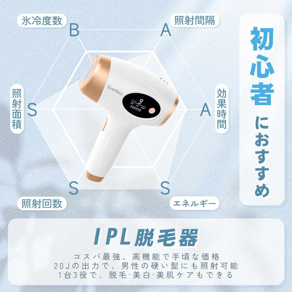 IPL美肌脱毛器-Sarlisi（サーリシ）公式サイト