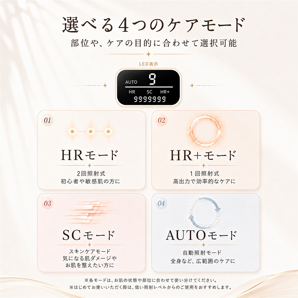 IPL美肌脱毛器 AI01 Pro