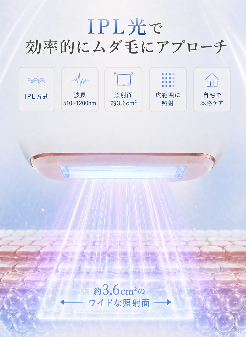 おすすめ】自宅で冷感脱毛？軽量設計のSarlisi家庭用IPL脱毛器はこちら