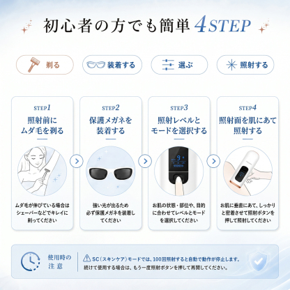 IPL冷感脱毛器 AI07 Pro