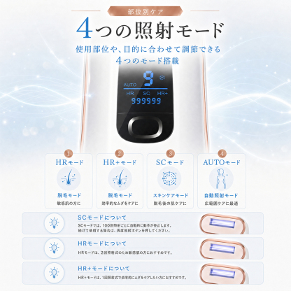 IPL冷感脱毛器 AI07 Pro