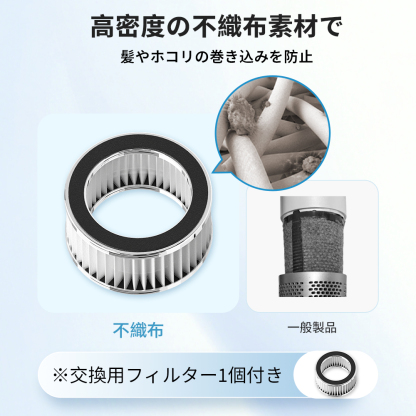 「クリーンエア」速乾ドライヤー　（交換式フィルター搭載）