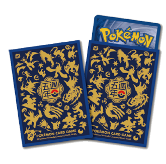 (頂級卡組 卡套) 寶可夢集換式卡牌遊戲繁體中文五週年紀念