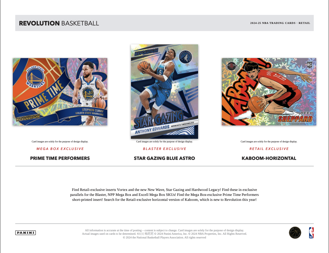 2025 Panini Revolution Basketball Blaster （有機會抽到 Kaboom !)