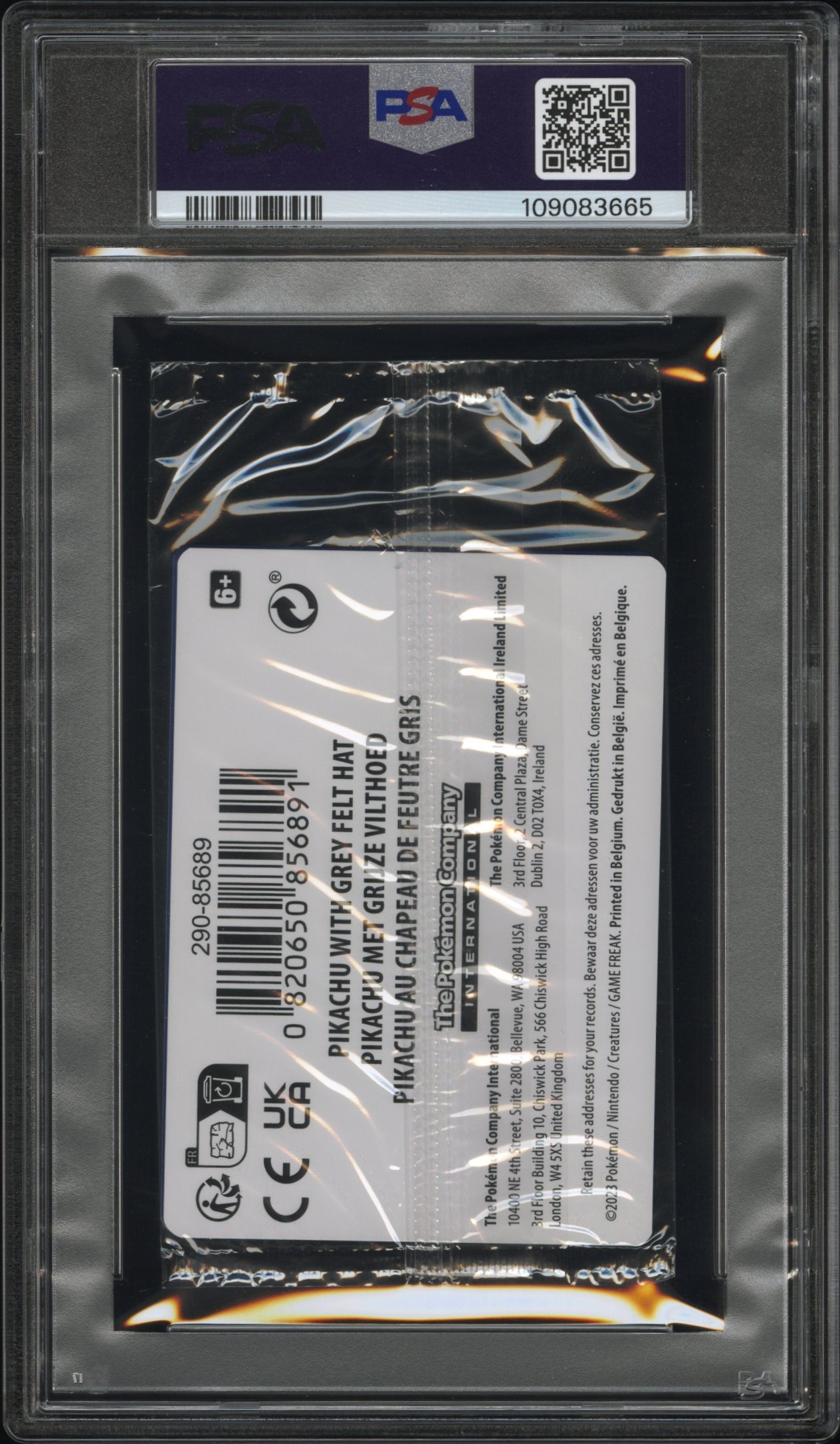 [PSA 10] 2023 POKEMON BLACK STAR PROMO CELLO PACK POKEMON X VAN GOGH PIKACHU/GFH-2 CARD PK-EN