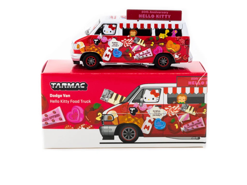Tarmac Dodge Van , Hello Kitty Food Truck
