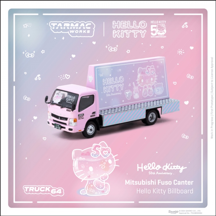 Tarmac Hello Kitty Mitsubishi Fuso Canter