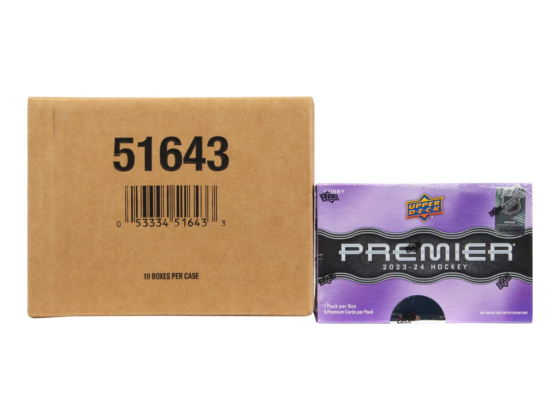 2023-24 Upper Deck Premier Hockey Hobby 10-Box Case
