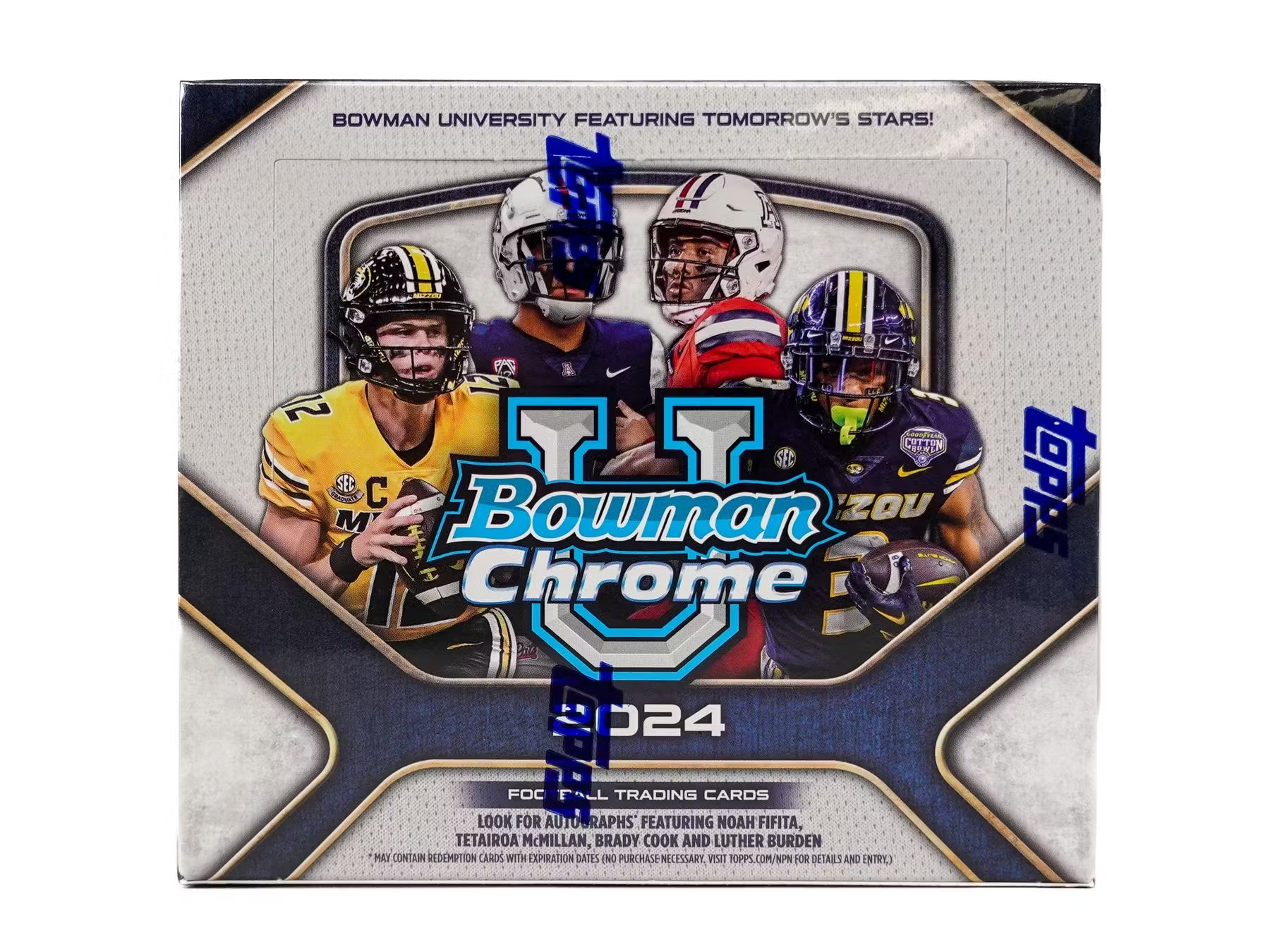 2024 Topps Chrome Bowman University Jumbo Box