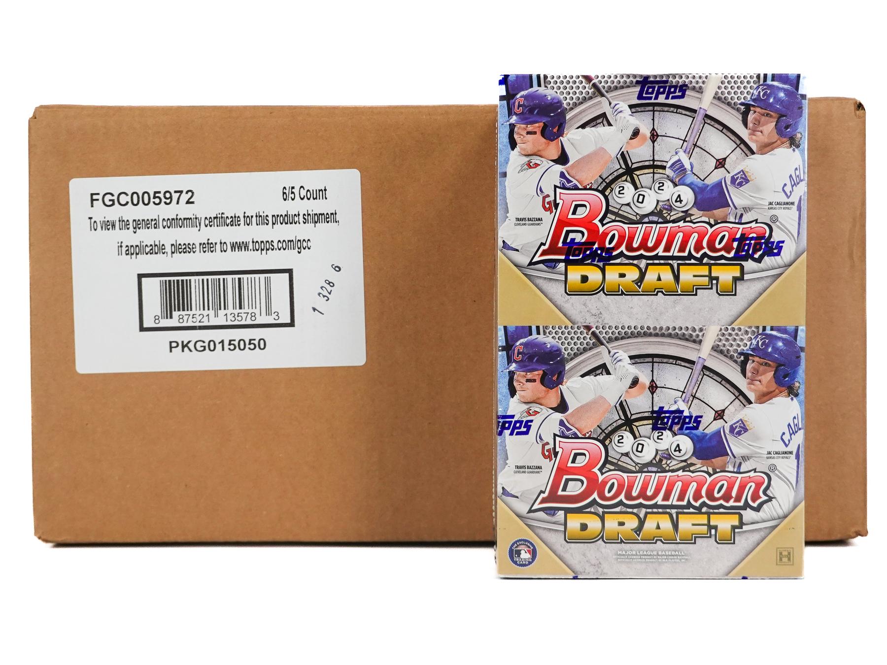 2024 Topps Bowman Draft Baseball Hobby Super Jumbo 6-Box Case