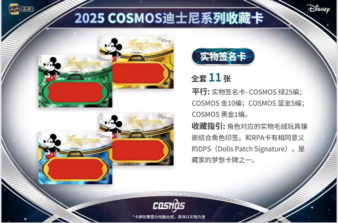 2025 KAKAWOW COSMOS Disney 迪士尼系列收藏卡 原盒