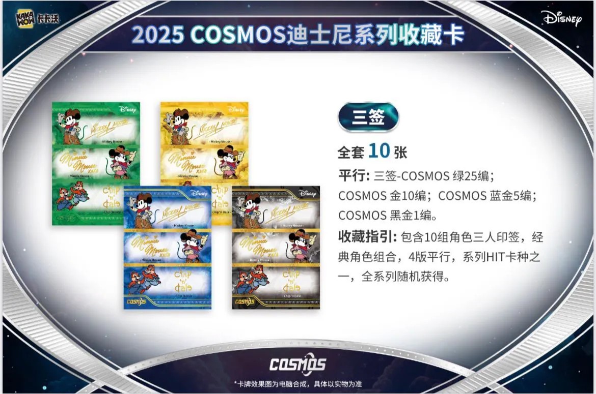 2025 KAKAWOW COSMOS Disney 迪士尼系列收藏卡 原盒