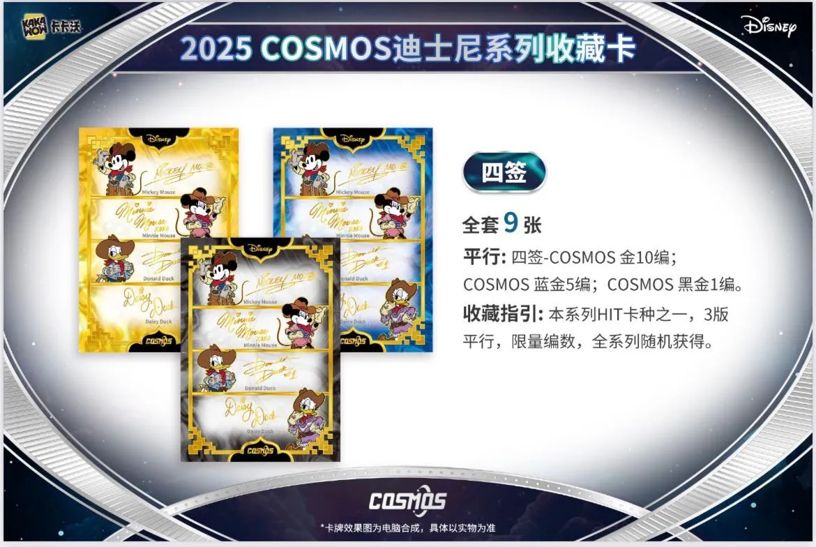 2025 KAKAWOW COSMOS Disney 迪士尼系列收藏卡 原盒