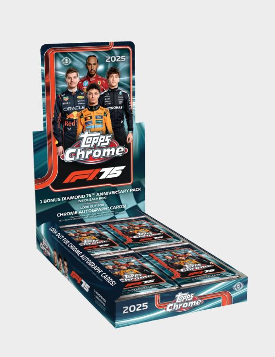 2025 Topps Chrome F1 Formula 1 Hobby Box