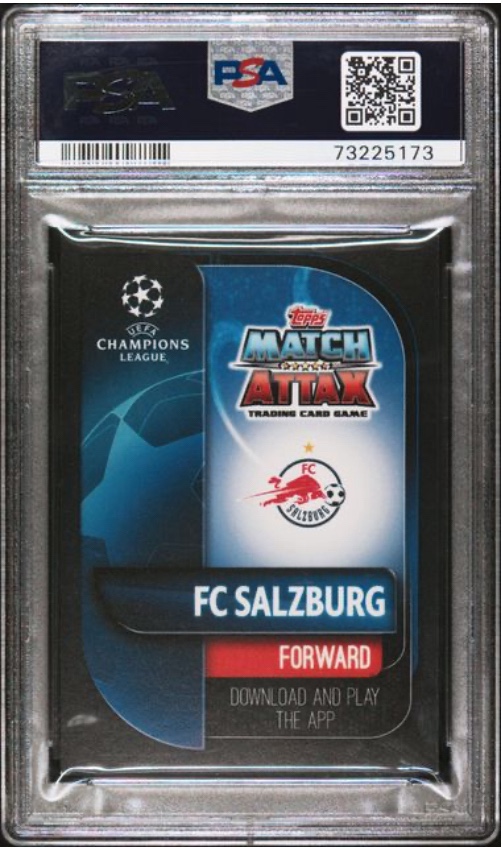 [PSA 8] 2019 TOPPS ON DEMAND MATCH ATTAX UEFA CHAMPIONS LEAGUE #12 ERLING HAALAND UEFA CHAMPIONS LEAGUE