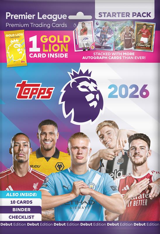 2026 Topps Premier League - Debut Edition - Standard Starter Pack