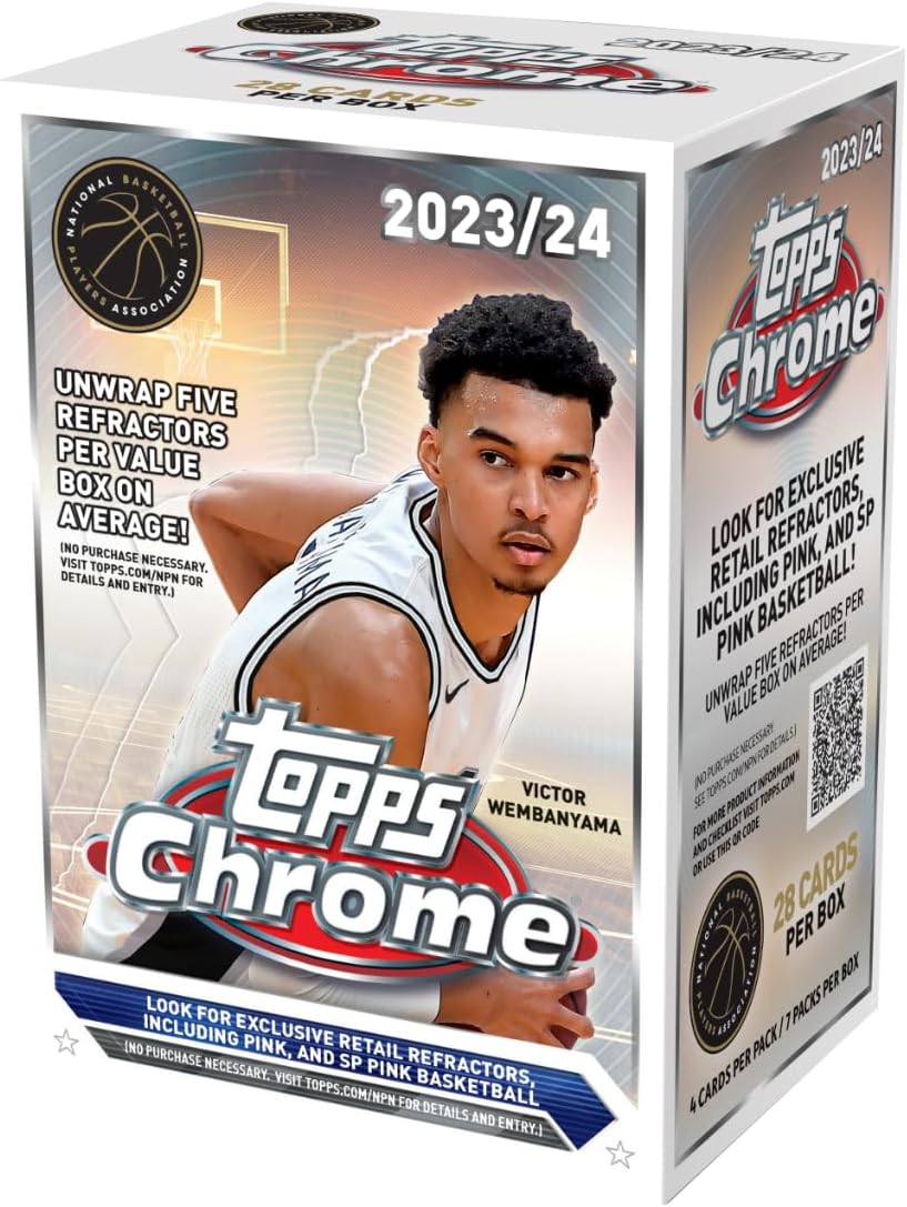 2023-24 Topps Chrome Basketball Blaster Box