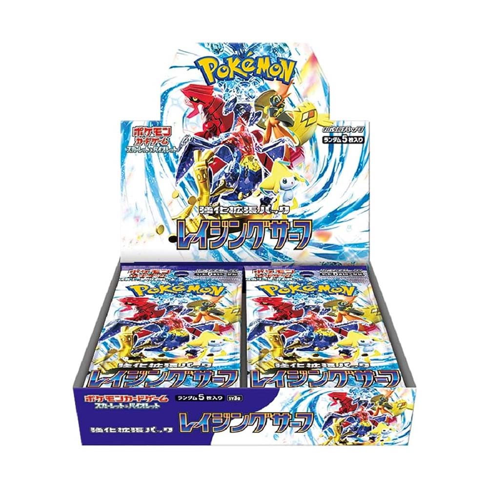 Pokemon TCG 日版卡牌 朱與紫 sv3a 「レイジングサーフ」 Booster Box 「激狂駭浪」