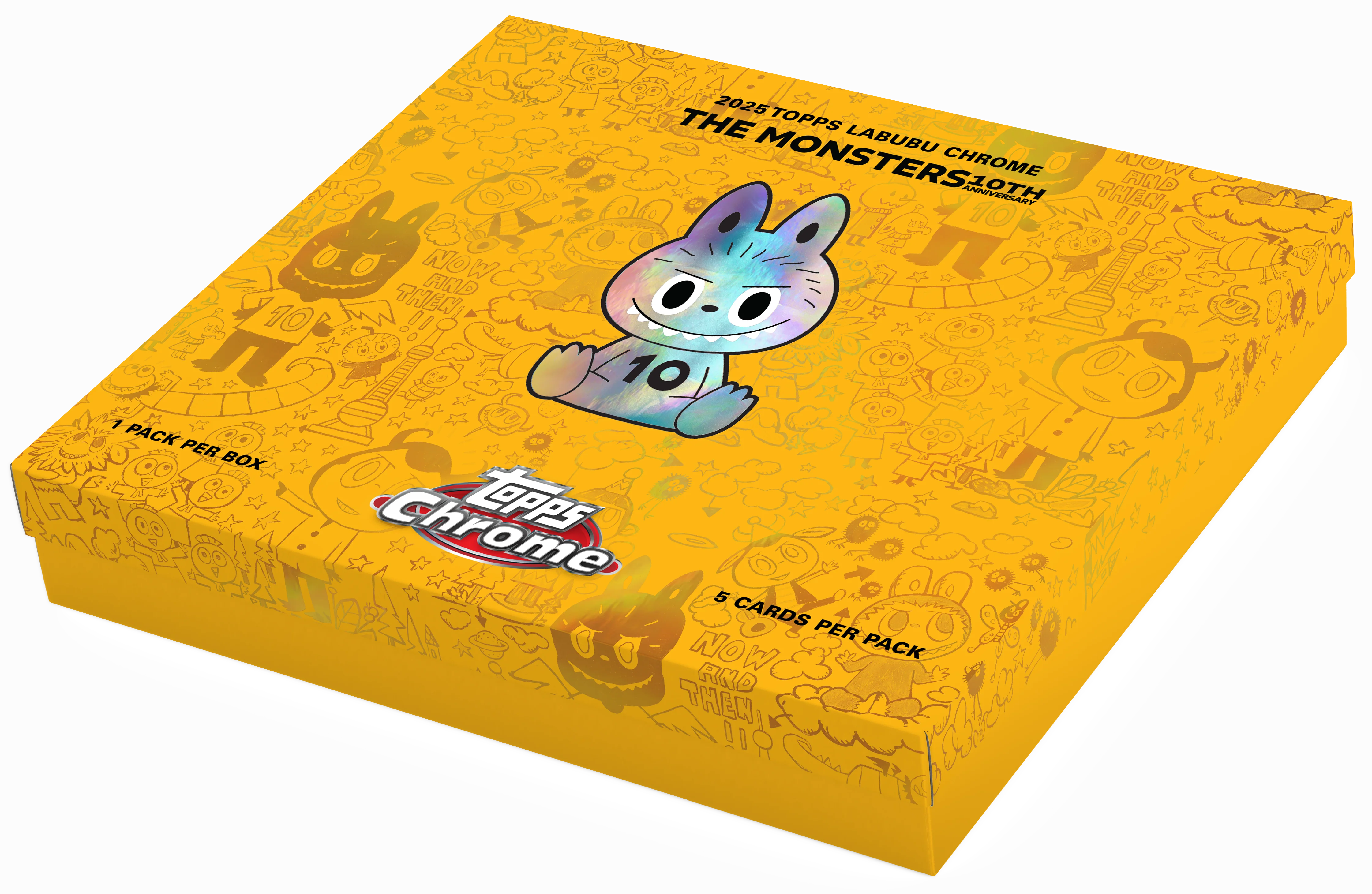 2025 Topps Labubu Chrome 10th Anniversary - Hobby Box