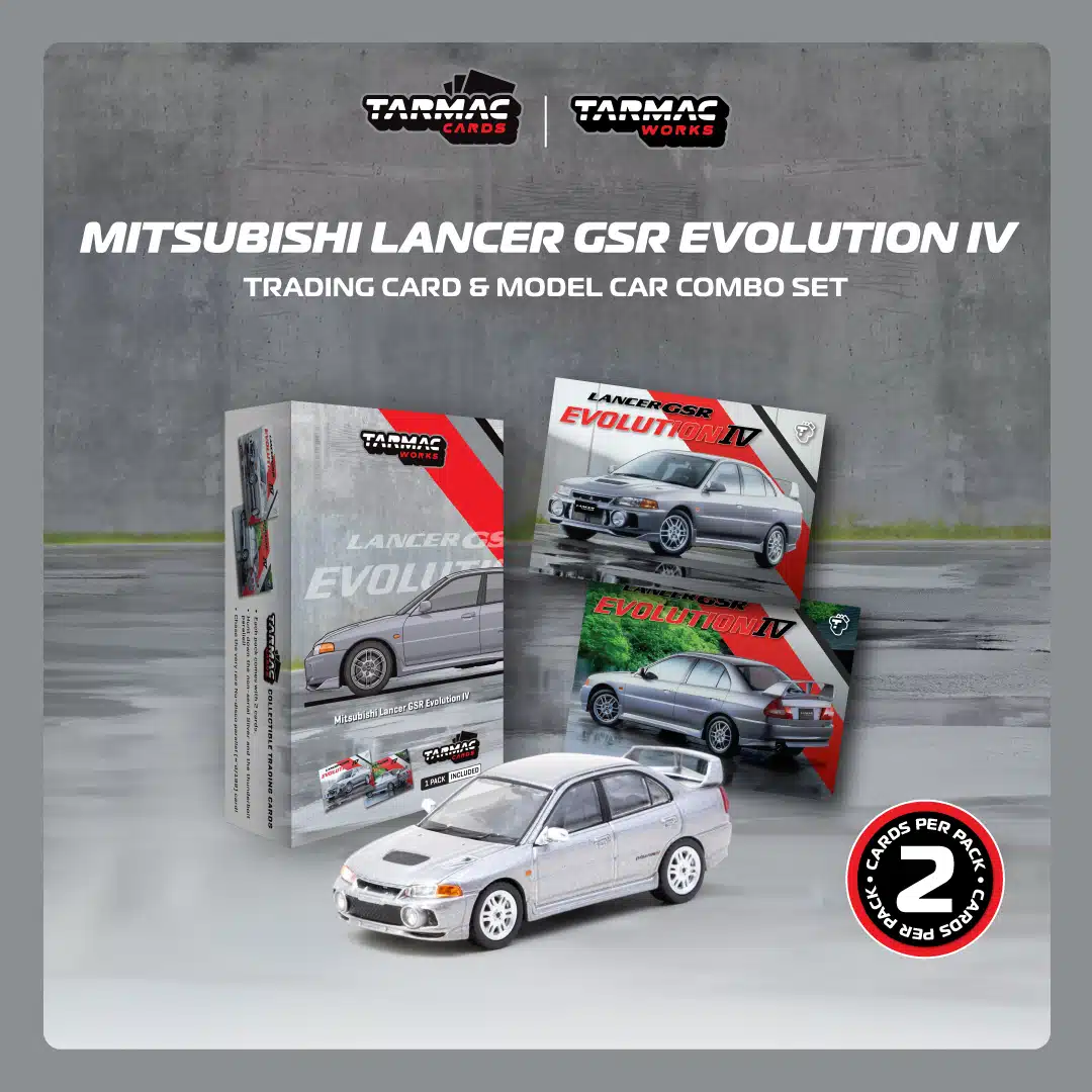 Tarmac 1/64 Mitsubishi Lancer GSR Evolution IV - Silver