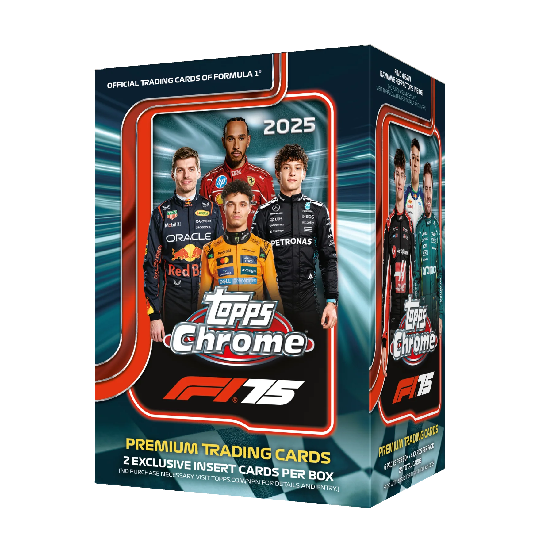 2025 Topps Chrome F1 Formula 1 Racing Value Box