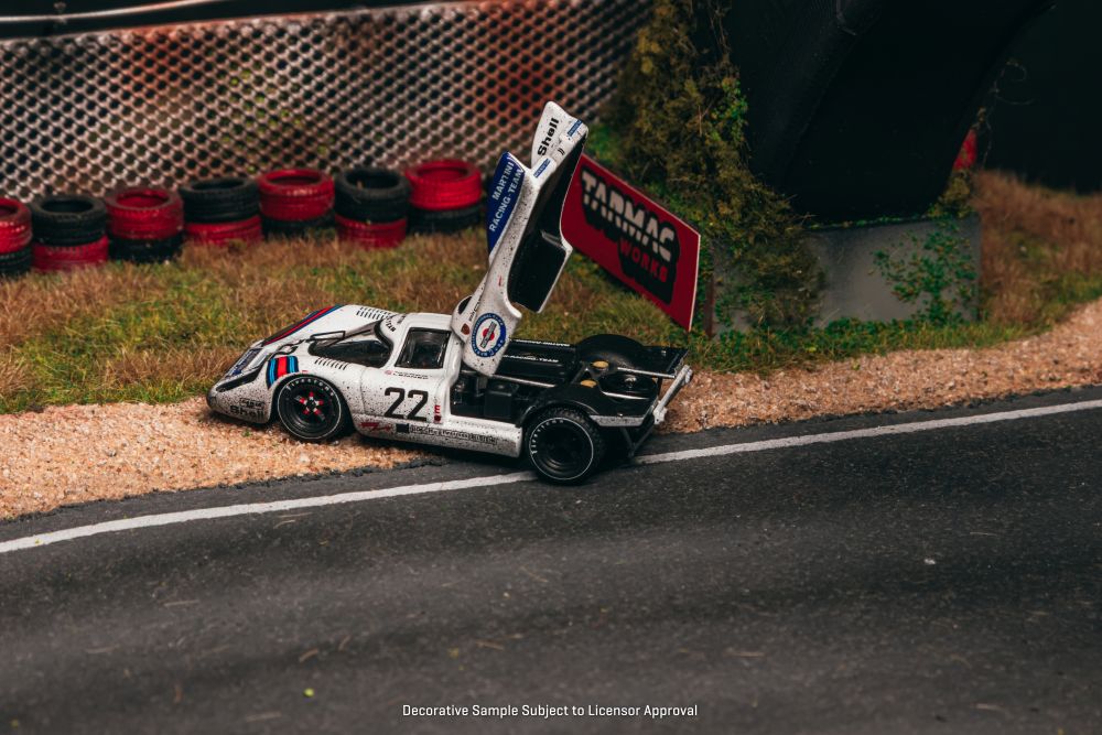 Tarmac Works 1/64 Porsche 917 KH 24h Le Mans 1971 Winner #22 Race finished CURITIBA64 (Pre-order)