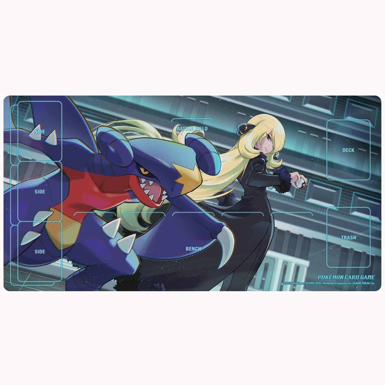Cynthia & Garchomp Rubber Playmat