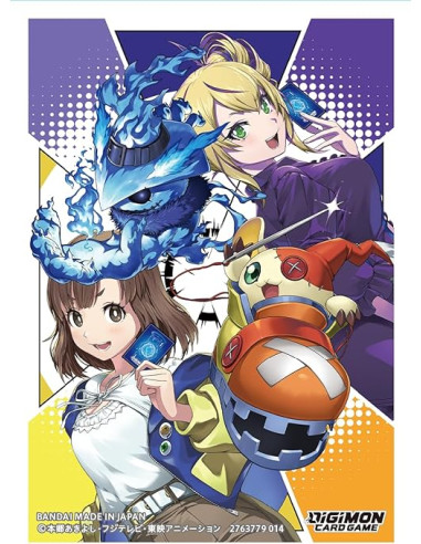 Digimon デジモンカードゲーム オフィシャルカードスリーブ2025 Ver.1.0 有紗＆ヴァイオレット 卡套