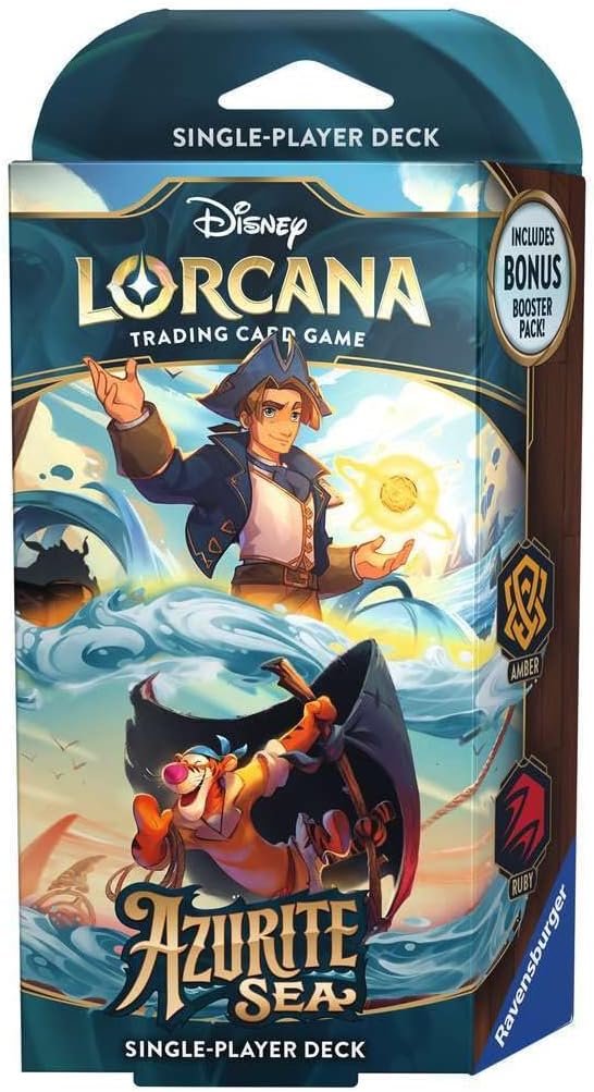 Disney Lorcana A Seaworthy Crew Azurite Sea Starter Deck