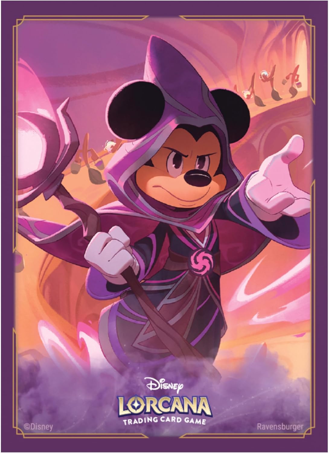 Disney Lorcana Mickey Mouse Wayward Sorcerer Sleeves