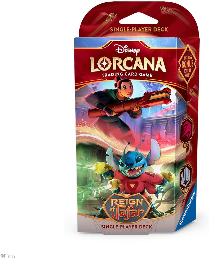 Disney Lorcana Mulan & Stitch Reign of Jafar Single Player Deck