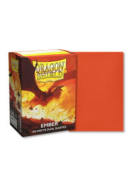 Dragon Shield Matte Dual 標準尺寸卡套 - Ember