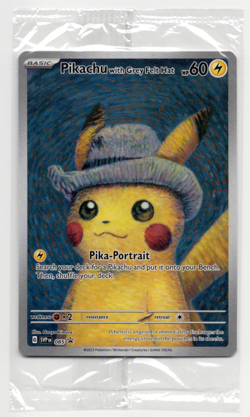 (Unopened) Promo SVP 085 Pikachu with Grey Felt Hat 