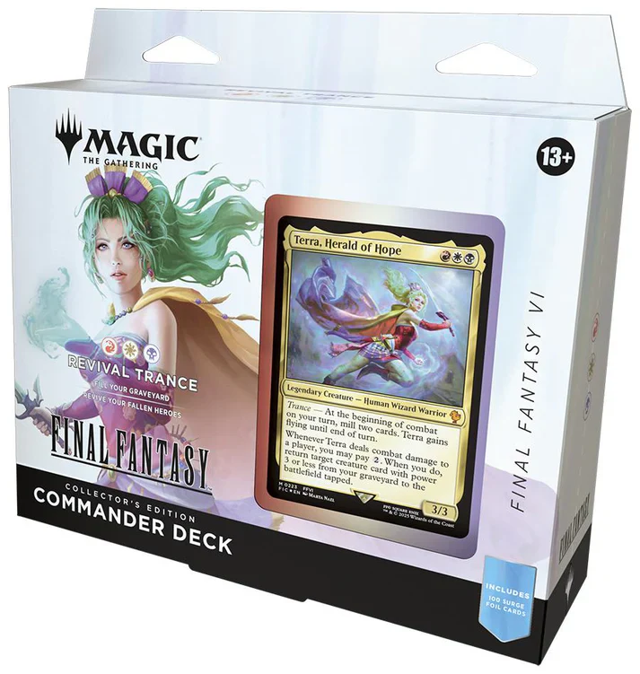MTG Magic The Gathering Final Fantasy Commander Decks Collector's Edition (Revival Trance)