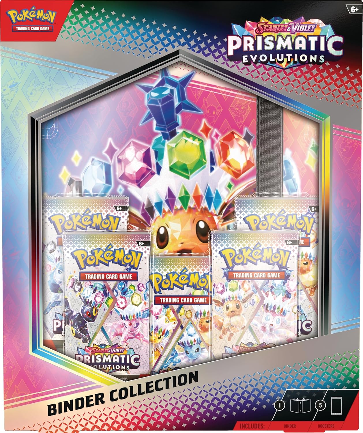 PKM-EN Prismatic Evolutions Binder Collection