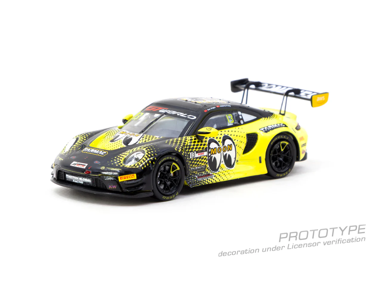 Tarmac Works 1/18 Porsche 911 GT3 R GT World Challenge Asia 2025 Phantom Global Racing Sun Jingzu / Adderly Fong (Pre-order)