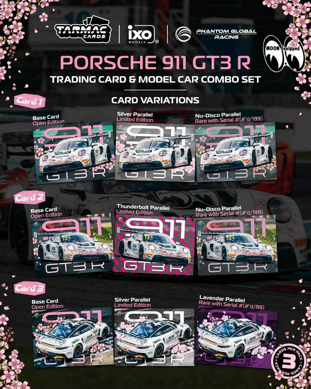 Tarmac Works 1/64 Porsche 911 GT3 R Suzuka 1000km - Intercontinental GT Challenge 2025 Phantom Global Racing Sun Jingzu / Adderly Fong / Nico Menzel (Pre-order)