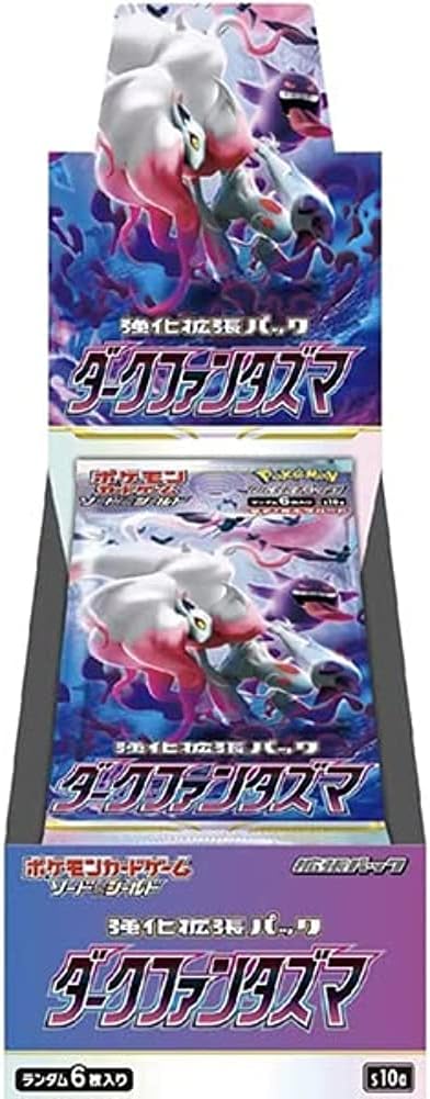 Pokemon TCG 日版卡牌 劍&盾 Sword & Shield s10a Dark Phantasma 「ダークファンタズマ」 Booster Box 