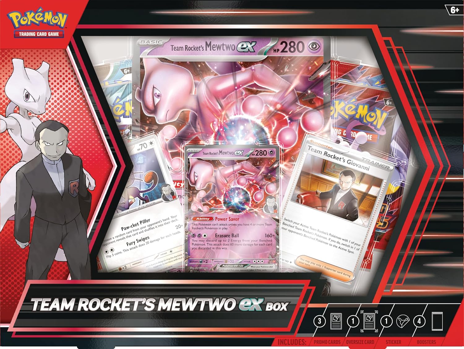 Pokemon TCG：Team Rocket's MewTwo EX Box