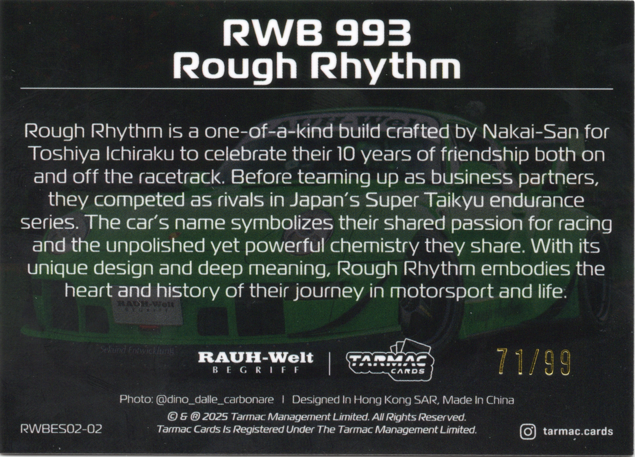 Tarmac Cards - RWB Event Special Vol.02 - Apex-Serialized 71/99