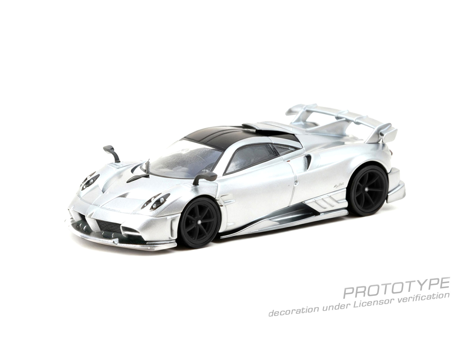 Tarmac Works 1/64 Pagani Imola Matt Silver GLOBAL64 (Pre-order)