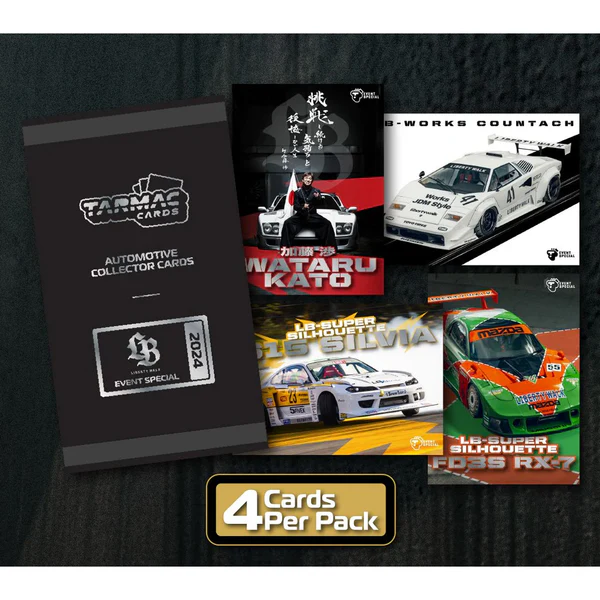 Tarmac Collector Cards - Liberty Walk 2024 Event Pack (Set Of 4 Cards)