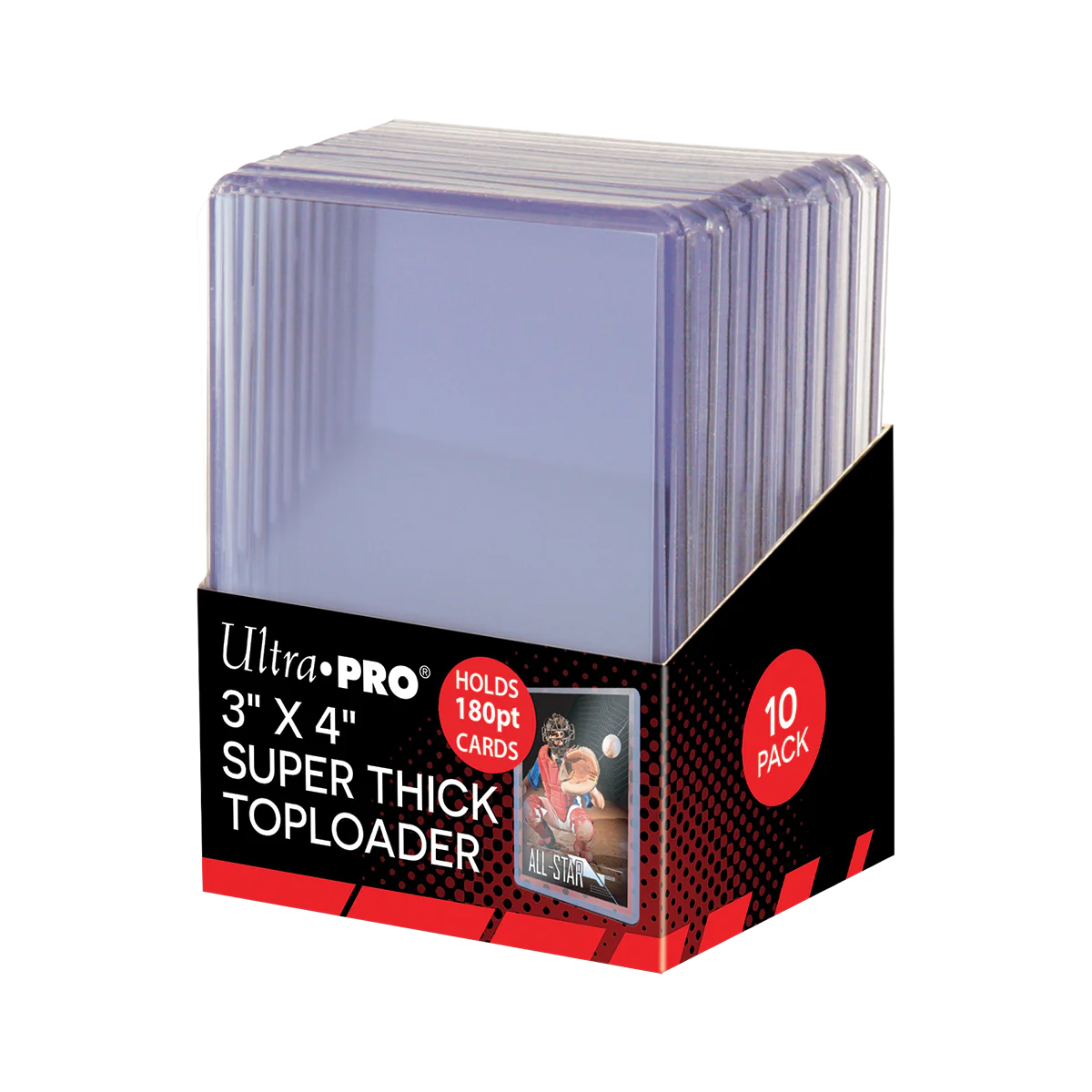Ultra PRO 3" x 4" Toploaders Super Thick - 180PT