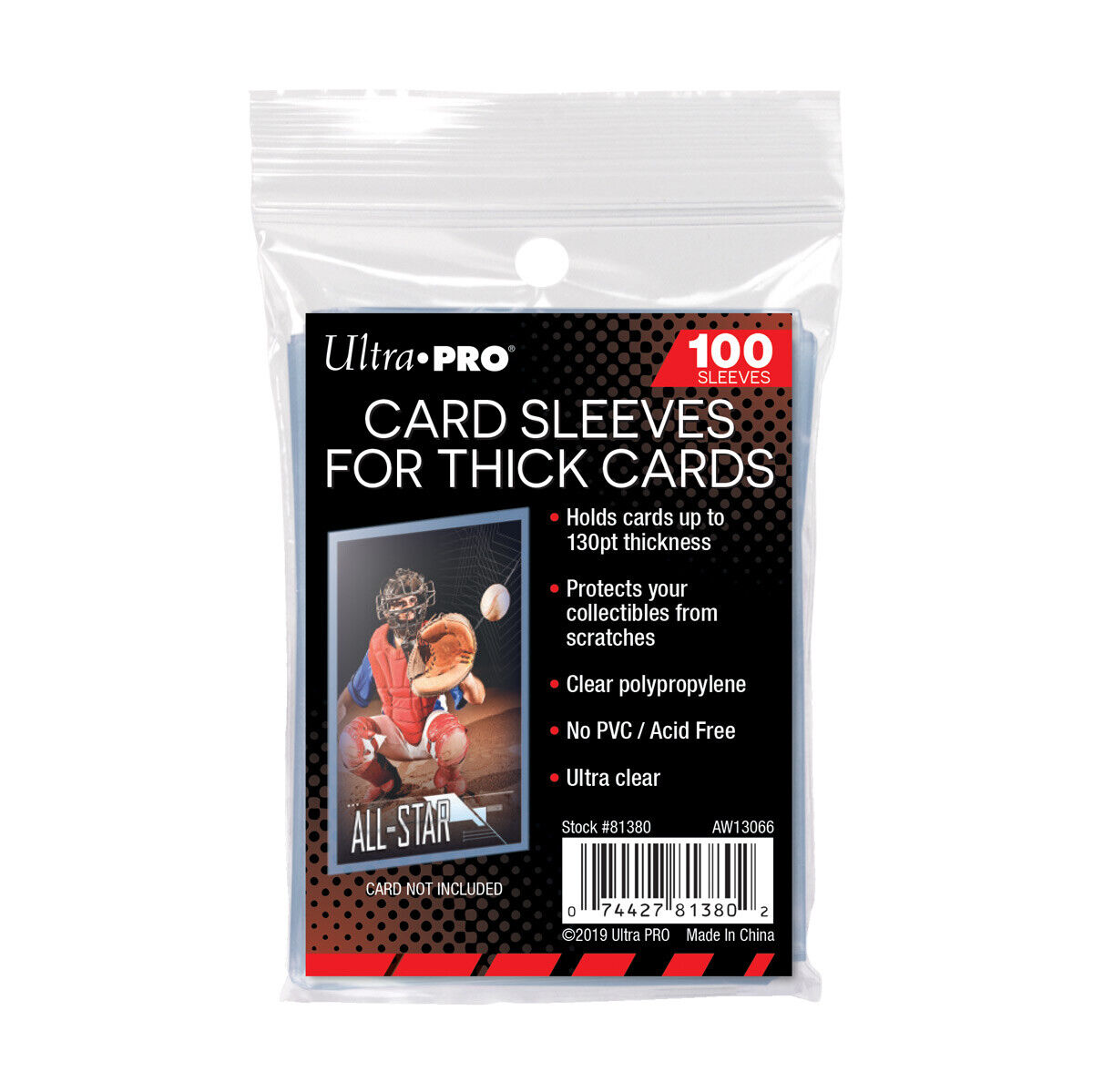 Ultra PRO Standard Size Cards Sleeves 130PT (100pcs)