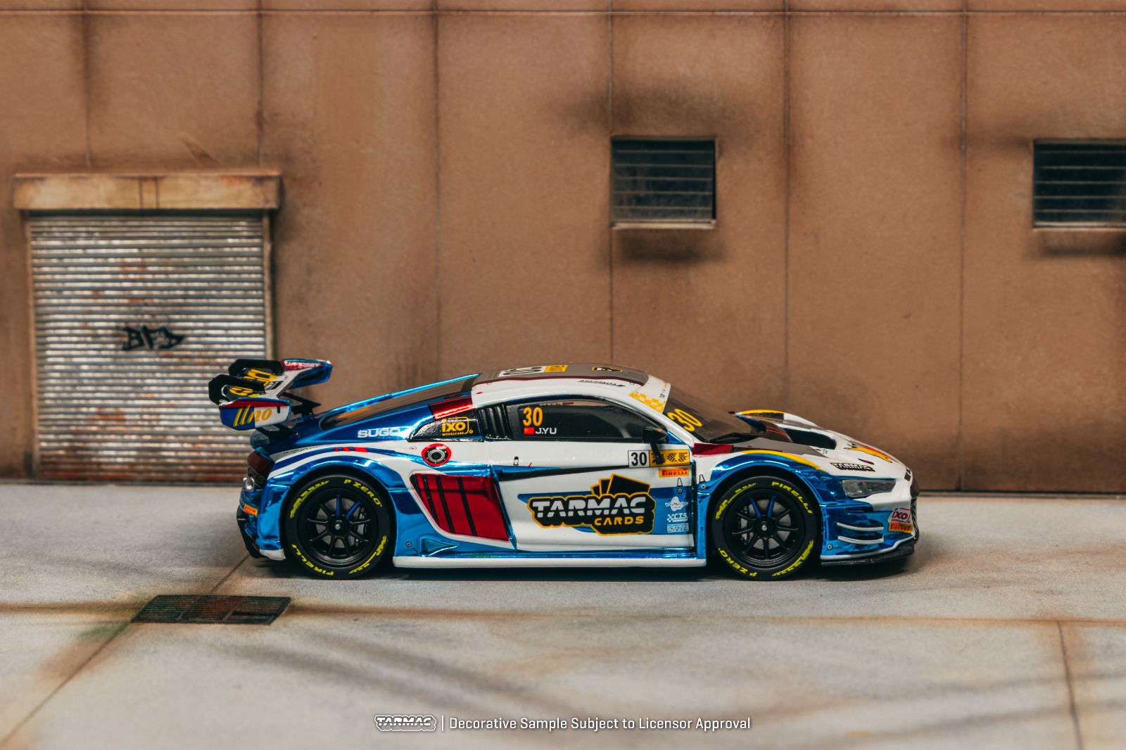 Tarmac Works 1/43 Audi R8 LMS GT3 evo II Macau GT Cup - FIA GT World Cup 2024 HOBBY43 【Future GPX Cyber Formula Edition- James Yu】