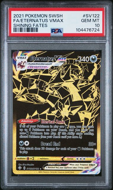 [PSA 10]2021 POKEMON SWORD & SHIELD SHINING FATES #SV122 FA/ETERNATUS VMAX SHINING FATES